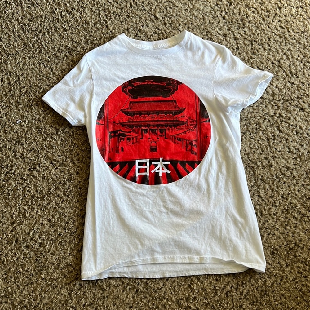 White Japanese style shirt